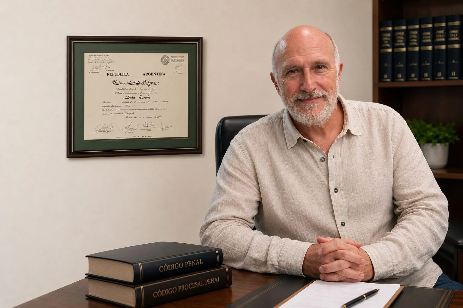 Retrato de Dr. Adrián Murcho